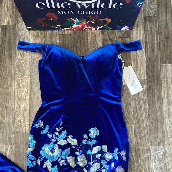 ‼️ NWT ELLIE WILDE MON CHERI GOWN SIZE 10 homecoming / prom - Picture 15 of 16